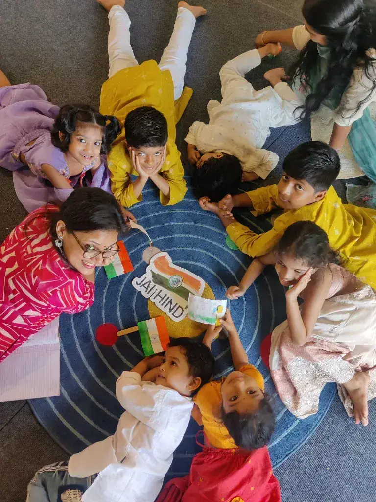 Children and mentor together at ULTRA_school Kochi