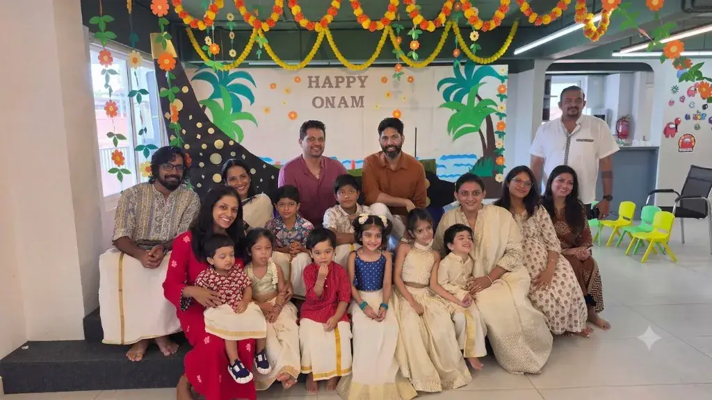 ULTRA_school families, children and team celebrating Onam together