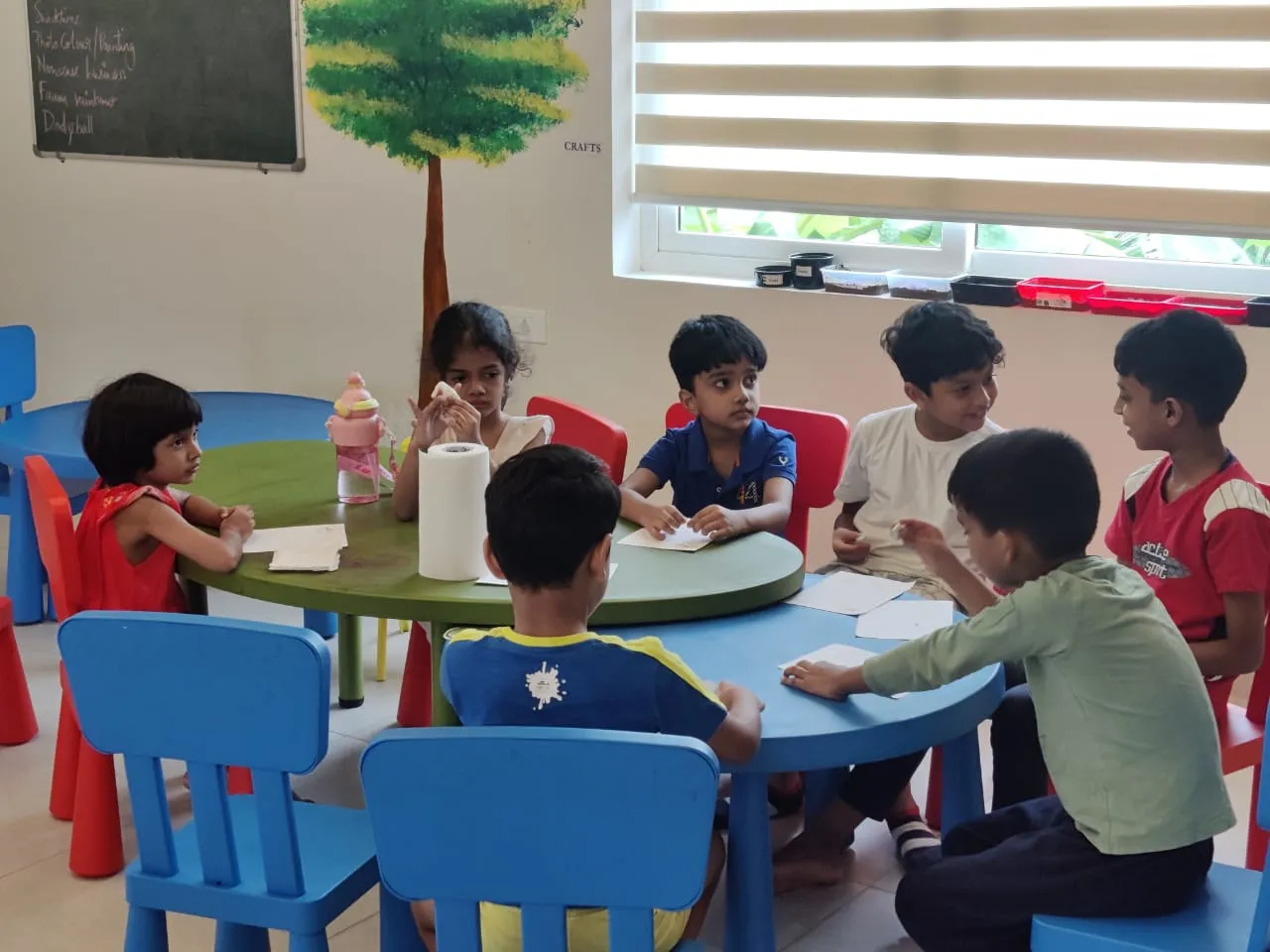 Children in the ULTRA_school studio space Kochi